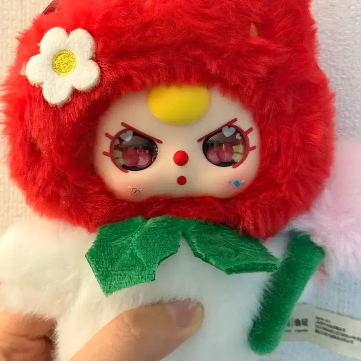 [BUNJANG] Babysri Spring Strawberry Doll (Pink Ara) / 베이비쓰리 봄 딸기 예쁜눈 핑크아라 박스없음