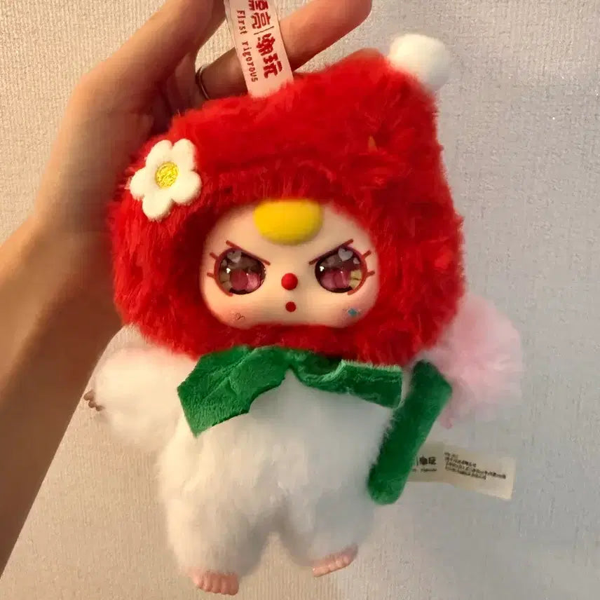 [BUNJANG] Babysri Spring Strawberry Doll (Pink Ara) / 베이비쓰리 봄 딸기 예쁜눈 핑크아라 박스없음