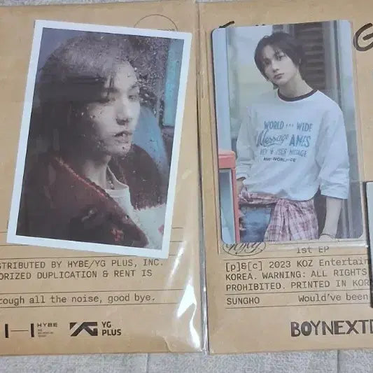 [BUNJANG] BOYNEXTDOOR Seongho &amp; Leehan Merchandise Bundle Set / 보넥도 성호 이한 굿즈