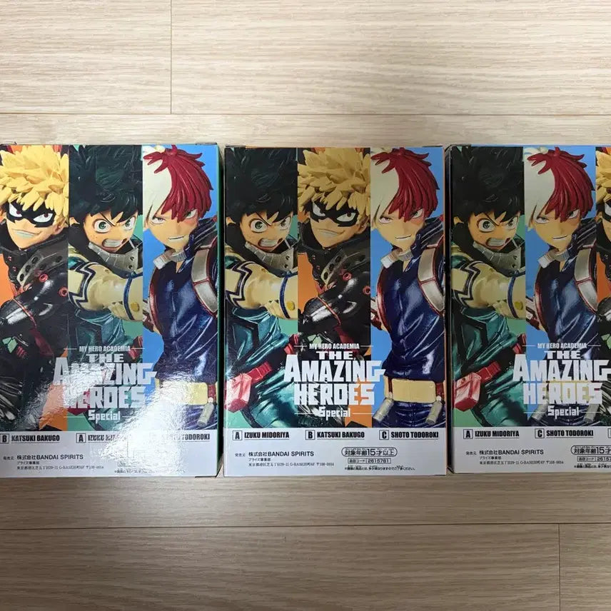 [BUNJANG] My Hero Academia 3-Piece Figure Set (Izuku, Katsuki, Shoto) - Sealed / 미개봉)어메이징 히어로즈,나의 히어로 아카데미아 피규어 3종