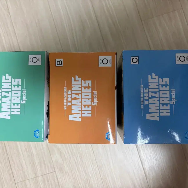 [BUNJANG] My Hero Academia 3-Piece Figure Set (Izuku, Katsuki, Shoto) - Sealed / 미개봉)어메이징 히어로즈,나의 히어로 아카데미아 피규어 3종
