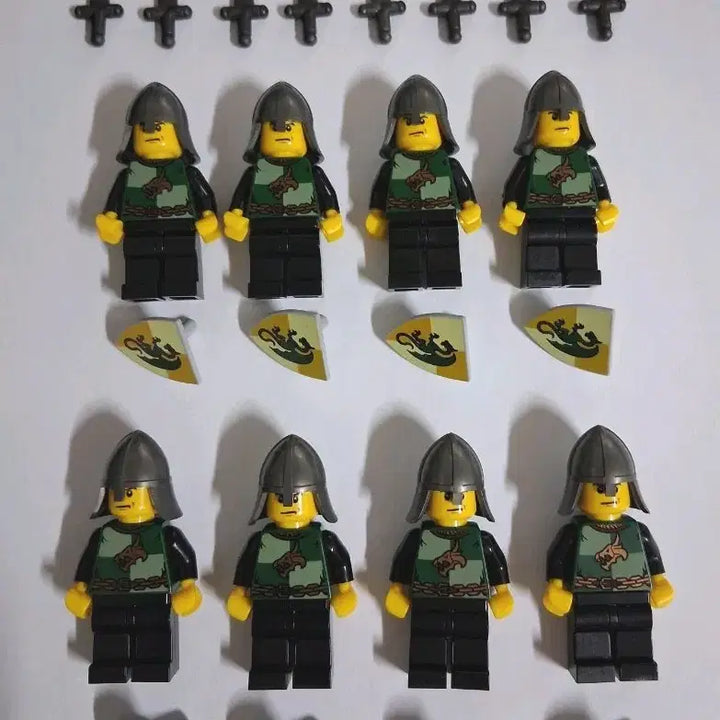 [BUNJANG] LEGO Kingdoms Dragon Soldiers Lot / 레고 킹덤 드래곤 병사 8기 일괄