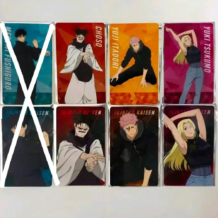 [BUNJANG] Jujutsu Kaisen Shibuya Incident Mubic Stretching Card Yuji Choso Megumi Tsukumoo Yuki / 주술회전 사멸회유 무빅 스트레칭 카드 유지 메구미 쵸소우 츠쿠모 유키