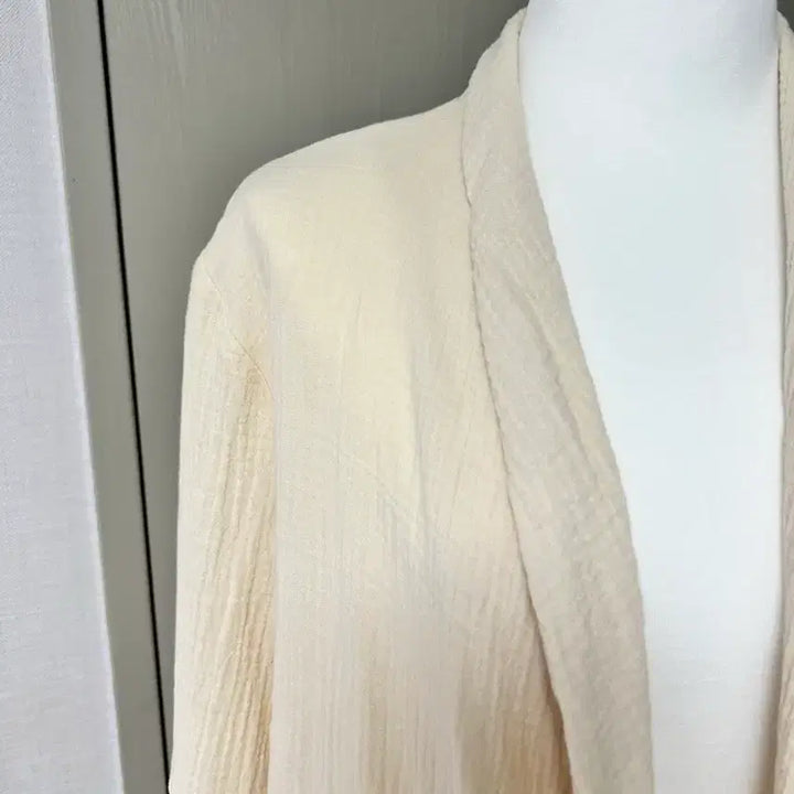 [BUNJANG] Cream Belted Cardigan / 아이보리 크림색 벨트 가디건