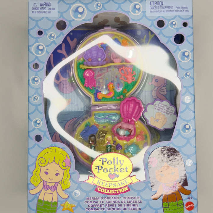 [BUNJANG] Polly Pocket Keepsake Mermaid Dream Compact / 폴리포켓 킵세이크 머메이드 드림 인어공주 컴팩트