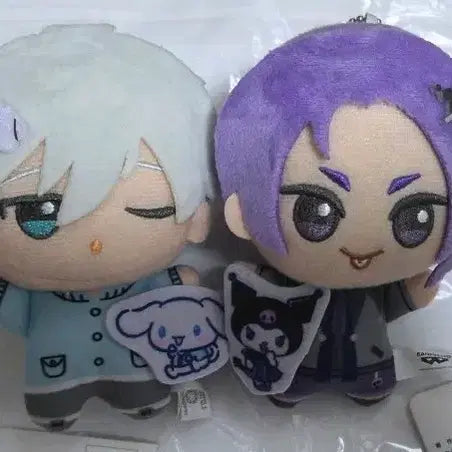 [BUNJANG] Blue Lock Nagi &amp; Reo Sanrio Chibi Plush Set / 블루록 나기 레오 산리오 치비구루미 일괄판매