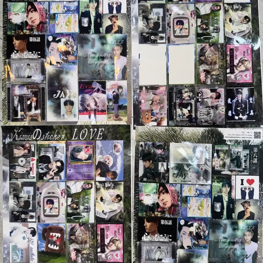 [BUNJANG] Enhypen Jay Custom Photocards Sticker Bundle / 엔하이픈 제이 비공굿 프리쿠라 스티커 일괄 판매 양도