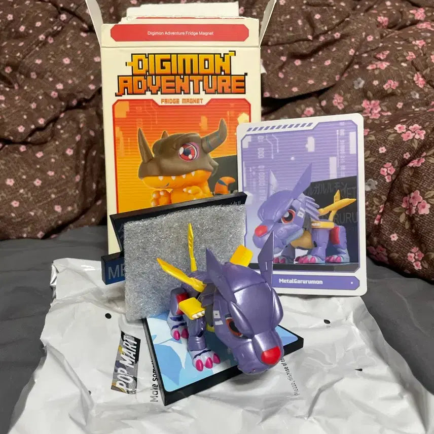 [BUNJANG] Pop Mart Digimon Adventure Series Magnetic Figure MetalGarurumon / (새상품)팝마트 디지몬 어드벤처 시리즈 자석 피규어