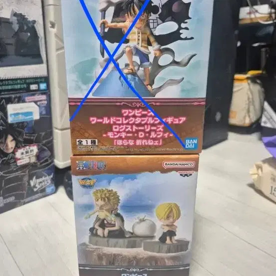 [BUNJANG] One Piece World Collectable Figure Log Story Sanji &amp; Zeff (Sealed) / 원피스 월드 콜렉터블 로그 스토리 피규어 (미개봉)