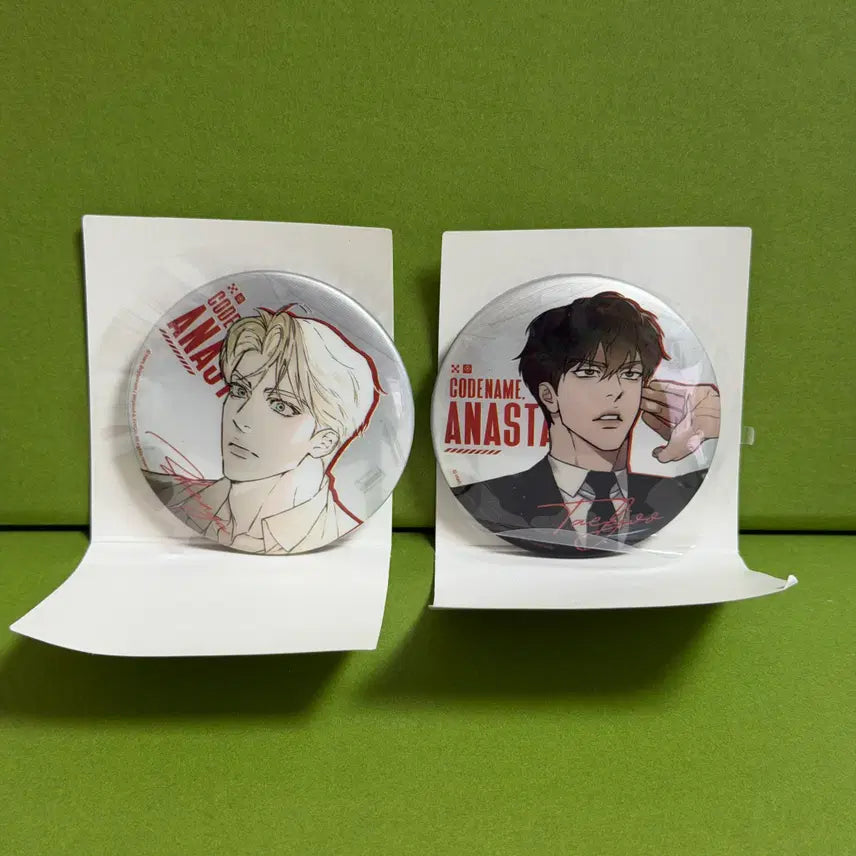 [BUNJANG] Code Name Anastasia Can Badge (2 Types) / 코드네임 아나스타샤 코드아나 캔뱃지 2종 (3)
