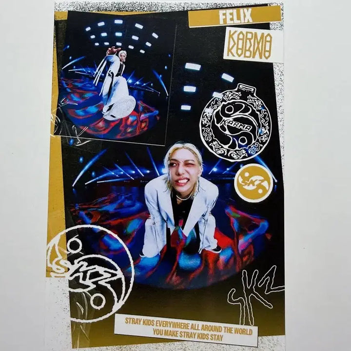 [BUNJANG] Stray Kids Felix KARMA ACCORDION ver. Photocard / 스트레이키즈 카르마 아코디언 앨범 필릭스 포토