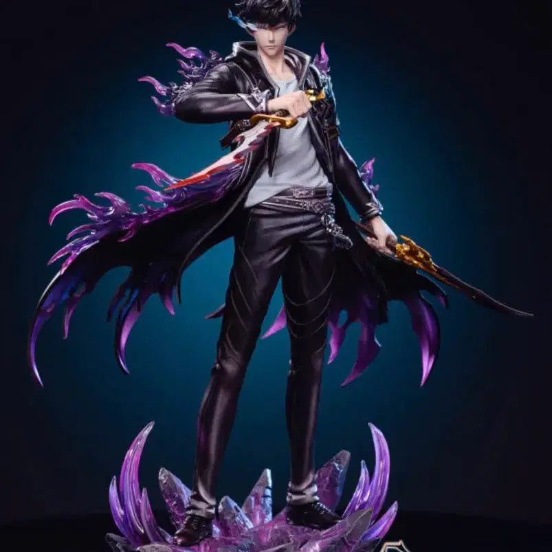 [BUNJANG] Noc Studio Sung Jin-woo DX Version Resin Statue / 나 혼자만 레벨업 성진우 Noc 디럭스버전 레진 피규어 6/1