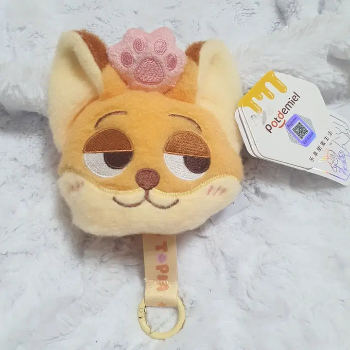 [BUNJANG] Zootopia Nick Wilde Pouch Coin Purse Plush Keychain / 주토피아 닉 파우치 동전지갑 인형 키링