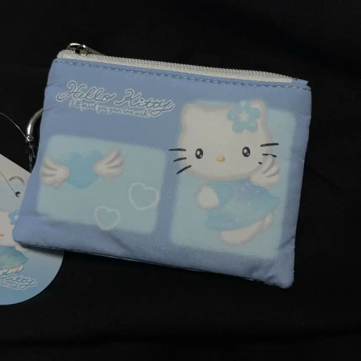 [BUNJANG] Sanrio Hello Kitty Angel Kitty Reel Pass Card Holder &amp; Pouch / (마지막가격내림) 산리오 헬로키티 엔젤키티 릴패스 카드지갑 , 파우치