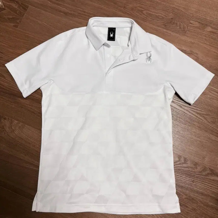 [BUNJANG] Spider Logo Functional Collar T-Shirt / (M) 스파이더 와펜 기능성 카라티