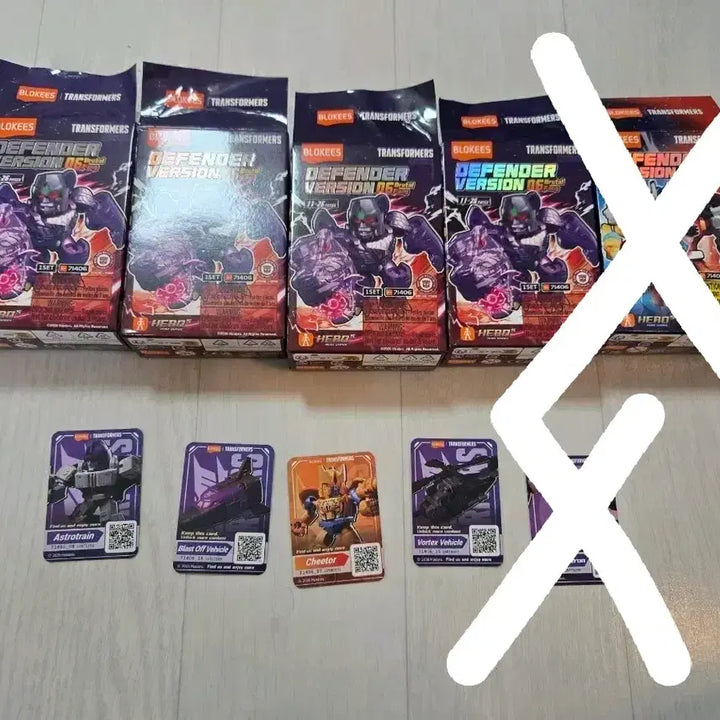 [BUNJANG] Blocki Defender Series 6 &amp; 7 Bundle (5 Units) / 블로키 디펜더 6 일괄 판매(4개)