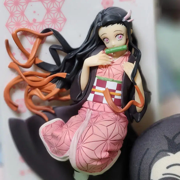 [BUNJANG] Megahouse Demon Slayer: Kimetsu no Yaiba Nezuko Kamado Tenohira Palm Size Figure / 귀멸의 칼날 카마도 네즈코 GEM 메가하우스 테노히라 손바닥 피규어+만쥬
