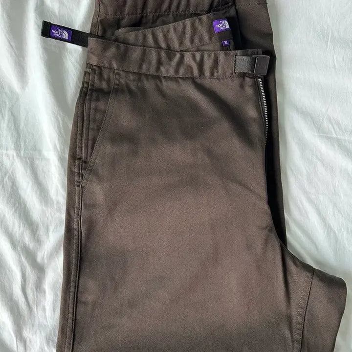 [SOLD OUT] 노스페이스 퍼플라벨 치노 와이드 테이퍼드 필드팬츠 브라운