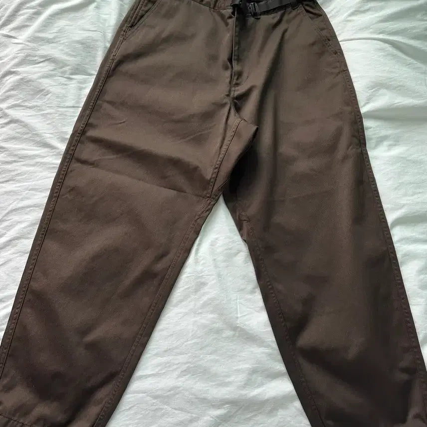 [SOLD OUT] 노스페이스 퍼플라벨 치노 와이드 테이퍼드 필드팬츠 브라운
