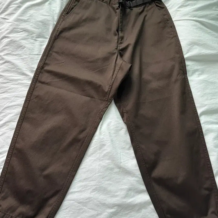 [SOLD OUT] 노스페이스 퍼플라벨 치노 와이드 테이퍼드 필드팬츠 브라운