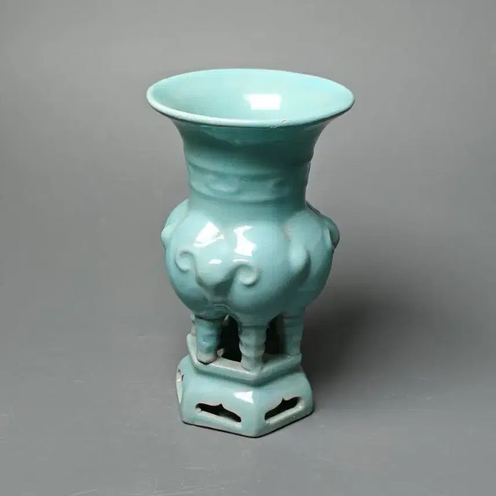 [BUNJANG] Song Yeoyo Celadon Porcelain Sam Sa Jon Sik Hwa Go Antique Chinese Ceramic / 송 여요 청자 삼사존식화고 중국도자기 골동품 고미술품 수집품
