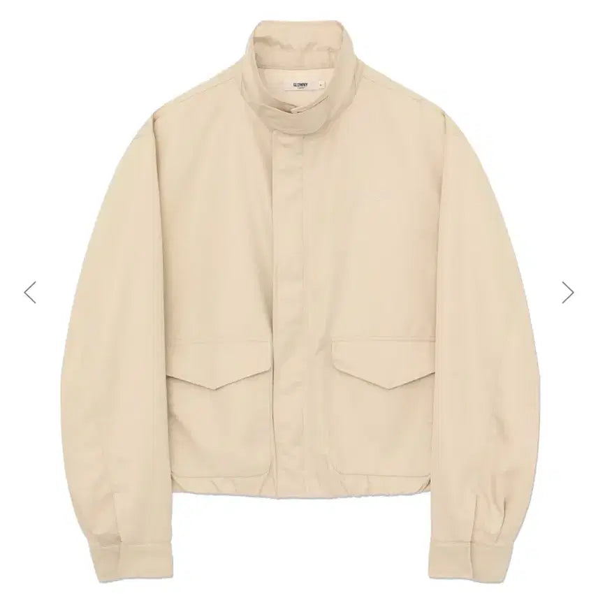 [BUNJANG] Glowny G Soft Blouson Jacket Beige / Glowny G 소프트 블루종