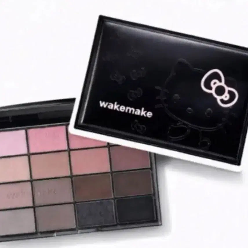 [BUNJANG] WAKEMAKE Hello Kitty Eyeshadow Palette 28 / 웨이크메이크 헬로키티 아이섀도우 팔레트 28
