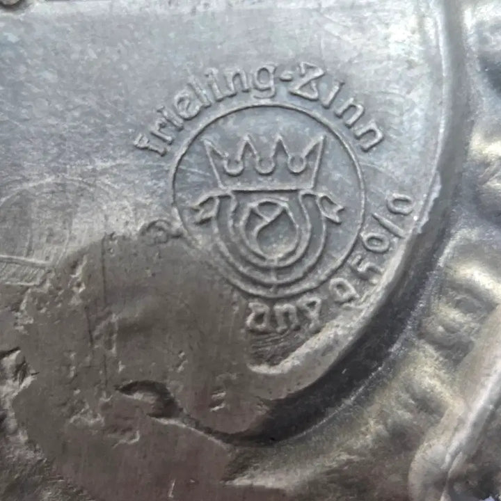 [BUNJANG] Antique German Pewter Holy Water Sprinkler with Cross / 앤틱 독일 주석 성수대 오리지널 주석 성수대 십자가 가톨릭