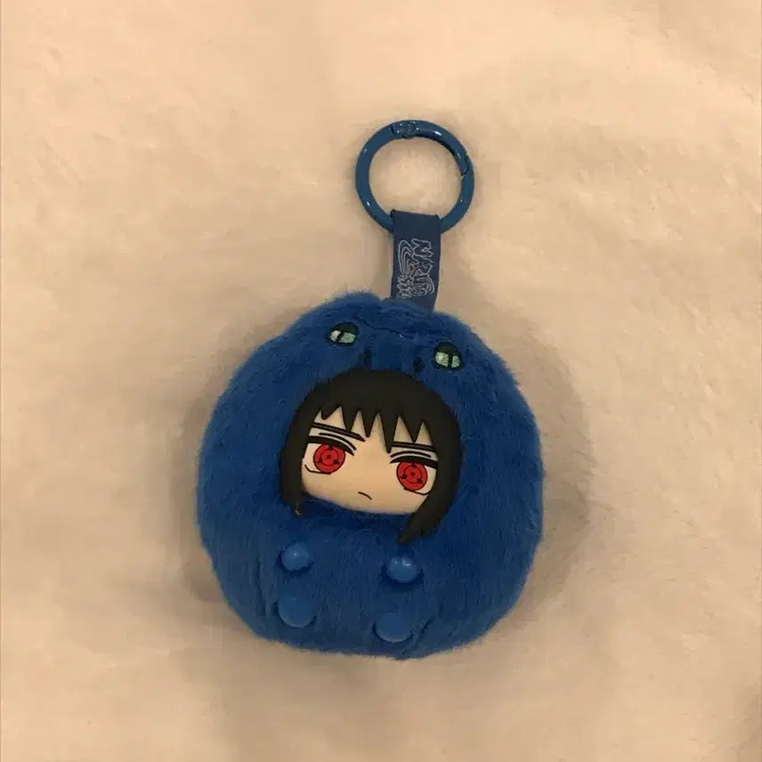 [BUNJANG] Naruto Donggle Nabubu Uchiha Sasuke Plush Charm Figure Acrylic / 나루토 동글 나부부 우치하 사스케 인형 누이 키링 피규어 아크릴