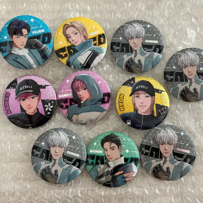 [BUNJANG] PLAVE Caligo2 MD Can Badge Bundle Set (Yejun, Noah, Bamby, Eunho, Hamin) / 플레이브 칼리고2 md 캔뱃지 일괄 양도 예준 노아 밤비 은호 하민