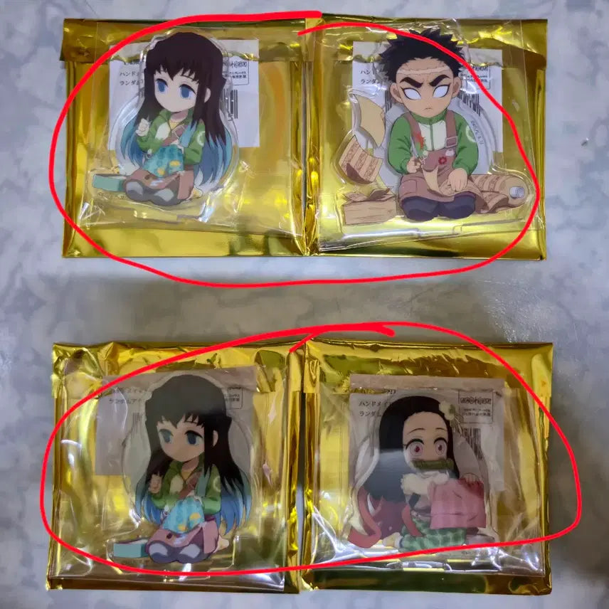 [BUNJANG] Demon Slayer Craft Handmade Club Acrylic Stand (Nezuko, Muichiro, Gyomei) / 귀멸의칼날 크래프트 핸드메이드클럽 아크릴 스탠드(네즈코 무이치로 교메이)