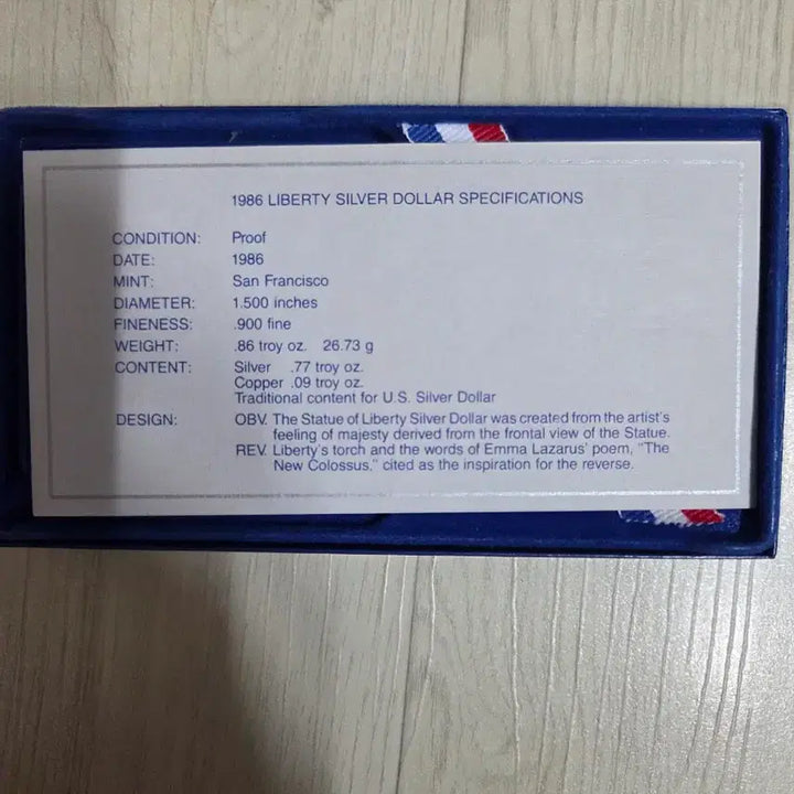 [BUNJANG] 1986 Ellis Island Commemorative Coin / 미국 기념 주화 엘리스 섬 1986년