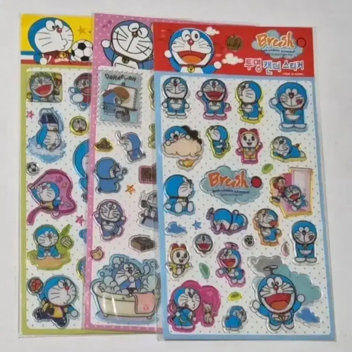 [BUNJANG] Classic Doraemon Transparent Sticker / 고전 도라에몽 투명 스티커