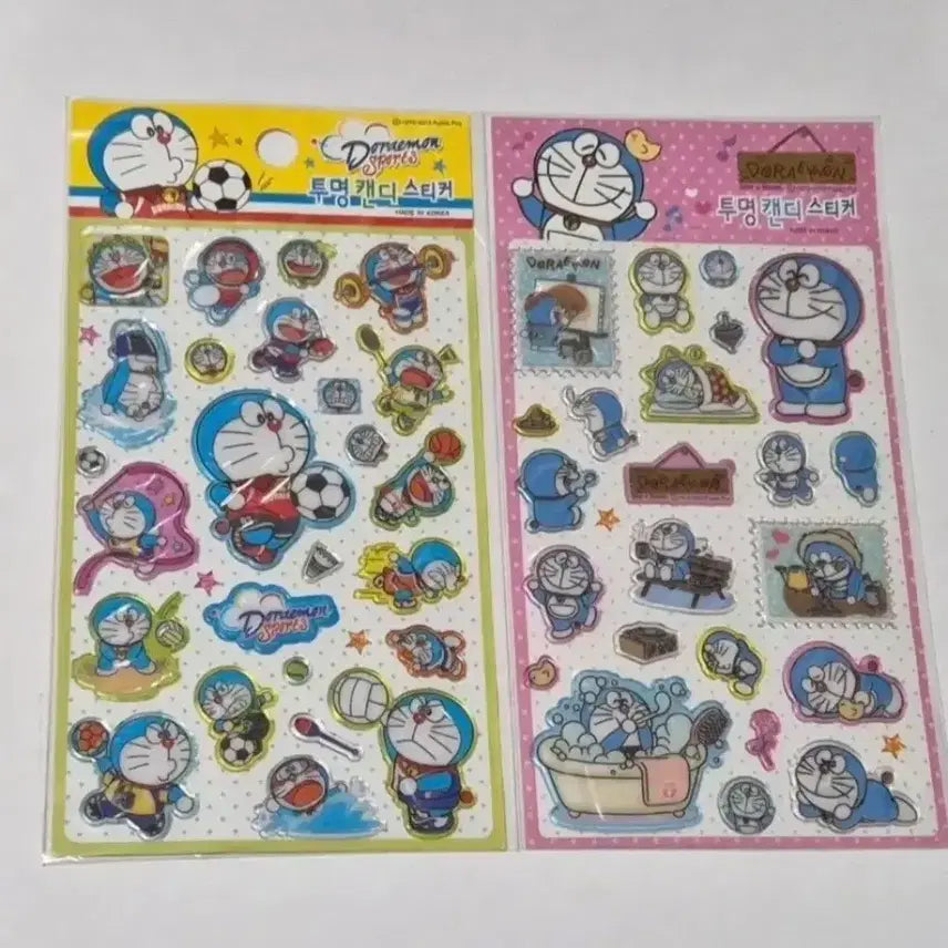 [BUNJANG] Classic Doraemon Transparent Sticker / 고전 도라에몽 투명 스티커
