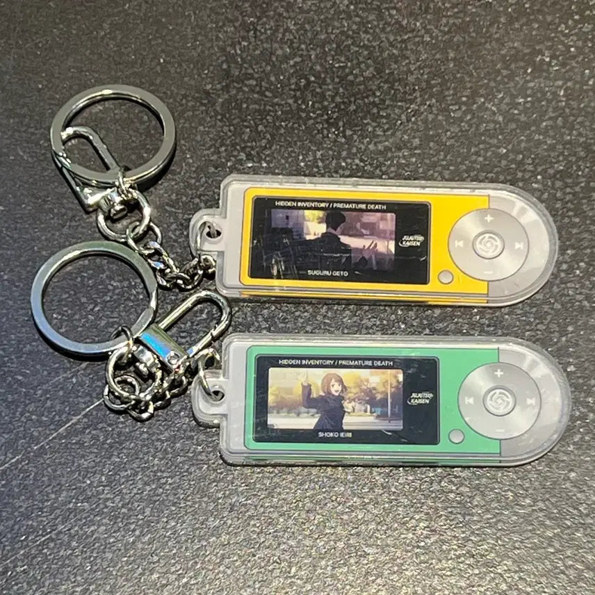 [BUNJANG] Jujutsu Kaisen MAPPA Popup Player Style Keychains - Geto &amp; Shoko (Bundle Set) / 일괄)주술회전 마파 팝업 회옥옥절 플레이어풍 키링 게토 쇼코