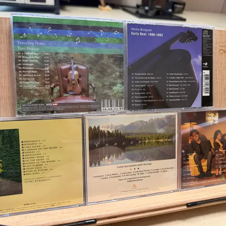 [BUNJANG] New Age Japanese Artist Compilation 5CD Set / 뉴에이지 일본 아티스트 음반 - Kuramoto외 / 5CD