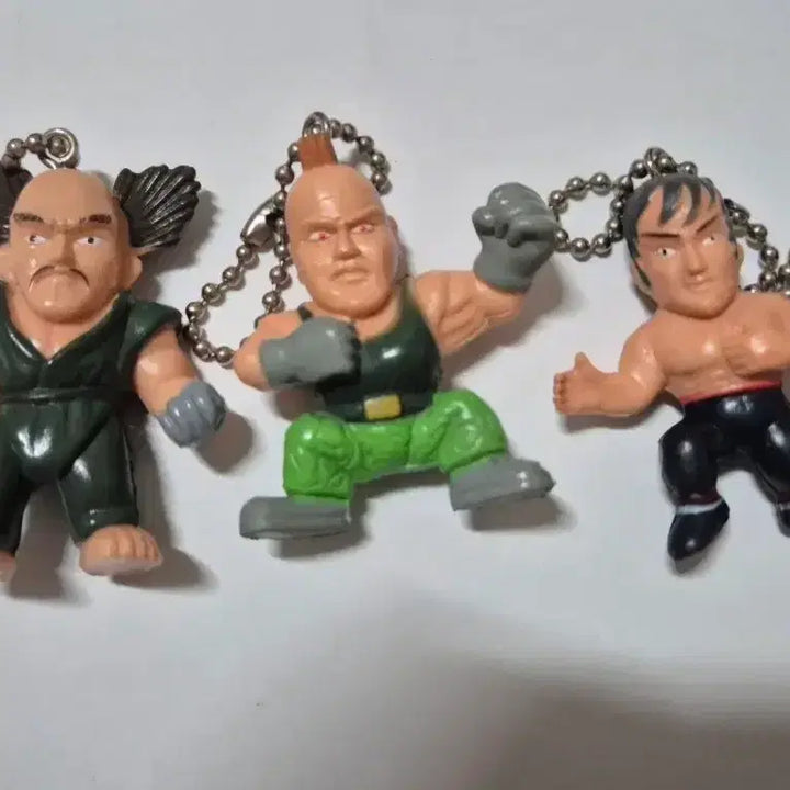 [BUNJANG] Tekken 2 Character Figure Keychain Bundle Set (10 pcs) / 10개일괄)철권2캐릭터 피규어 키링세트