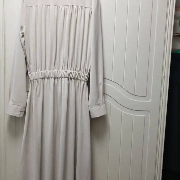 [BUNJANG] Beige Long Dress / 베이지색 롱 원피스