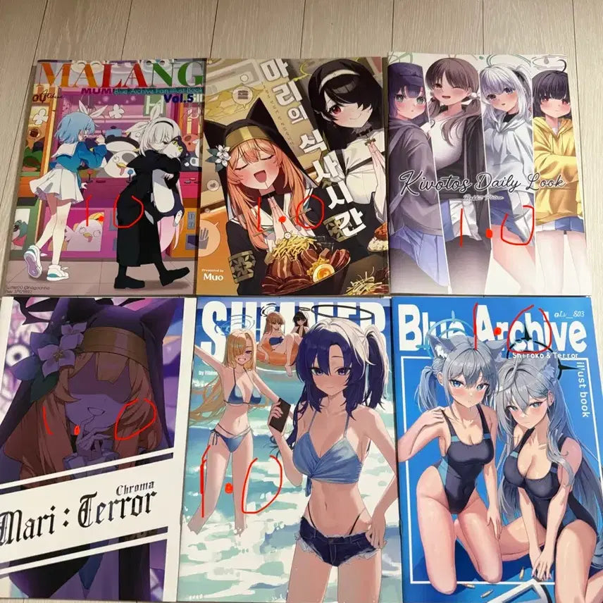 [BUNJANG] Blue Archive Fan Book / 블루아카이브 회지,일러스트북