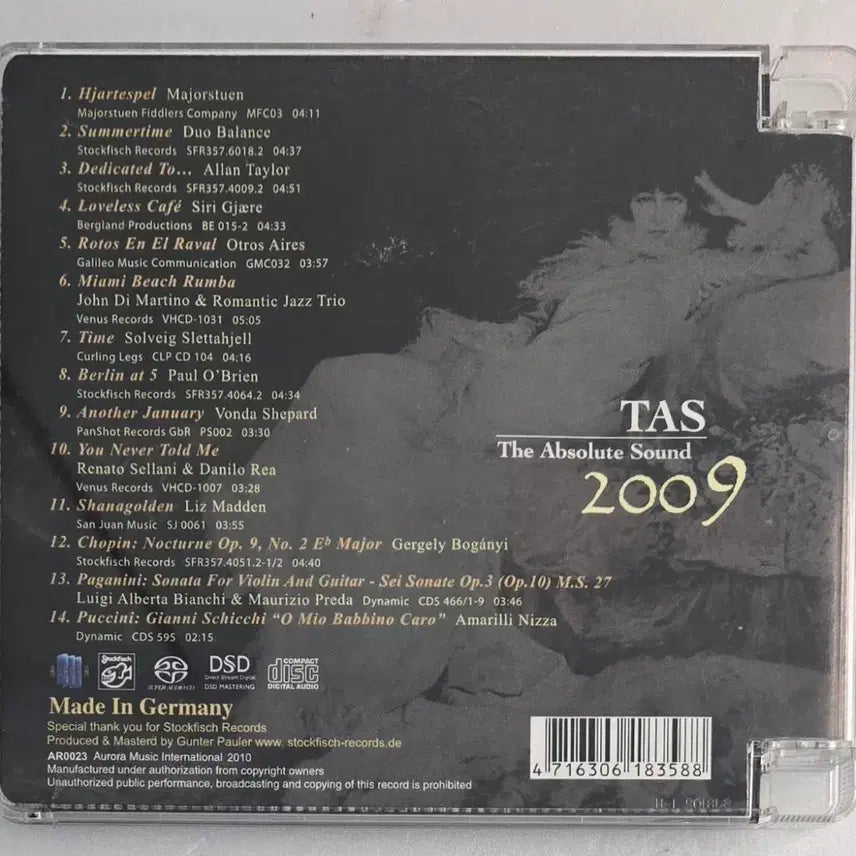 [BUNJANG] The Absolute Sound (TAS) 2009 Hybrid SACD (Unsealed) / TAS 2009 (The Absolute Sound) SACD (개봉)