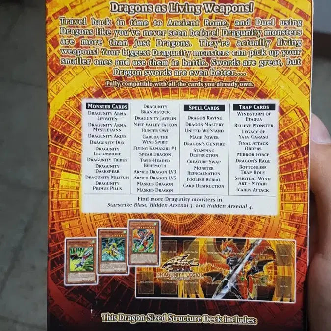 [BUNJANG] Yu-Gi-Oh! Dragunity Legion Structure Deck English 1st Edition Unsealed / 유희왕 드래그니티 레기온 영판 1st Edition 스트럭처 덱 미개봉