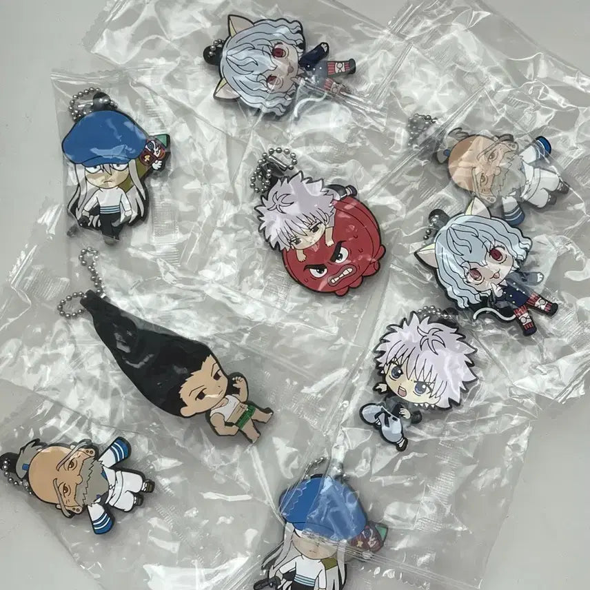 [BUNJANG] Hunter x Hunter Rubber Charm Bundle Set / 헌터헌터 러버참 일괄