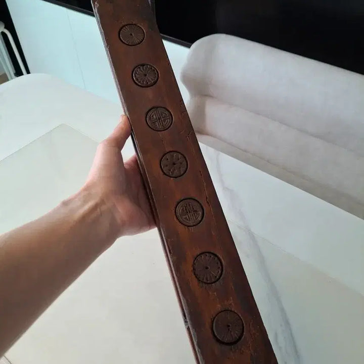 [BUNJANG] Large 7-Hole Dasik Board, Joseon Dynasty / 조선시대 대형 7구다식판