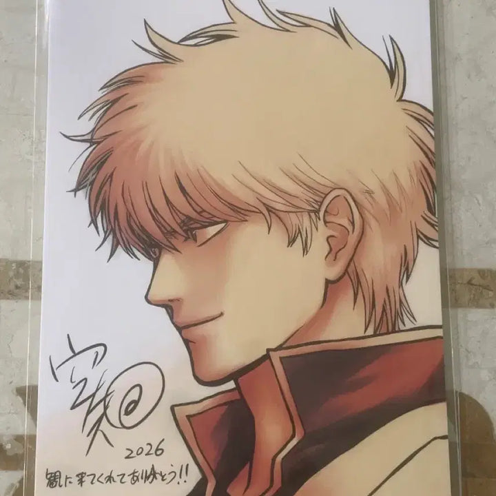 [BUNJANG] Gintama Illustration Board / 은혼 일러스트보드+아코디언 엽서