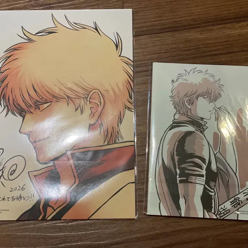 [BUNJANG] Gintama Illustration Board / 은혼 일러스트보드+아코디언 엽서