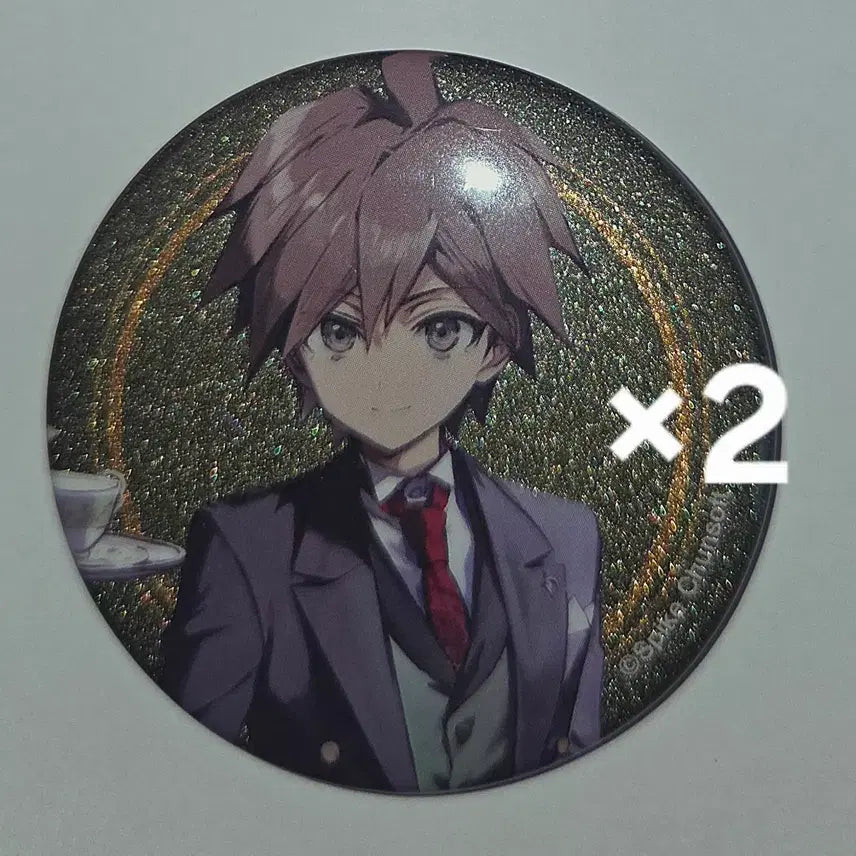 [BUNJANG] Danganronpa Makoto Naegi Butler Can Badge / 단간론파 나에기 마코토 마루이 집사 캔뱃지 양도
