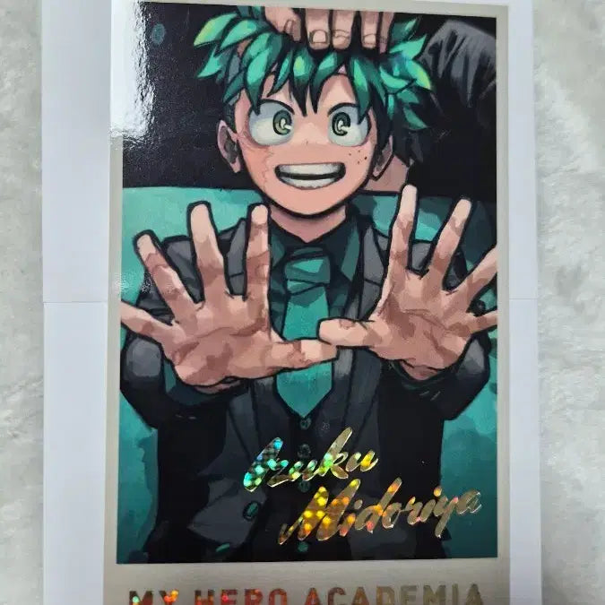 [BUNJANG] My Hero Academia Heroaca Original Art Exhibition Rare Memorial Card Izuku Midoriya / 나히아 히로아카 원화전 레어 메모리얼 카드 미도리야 이즈쿠