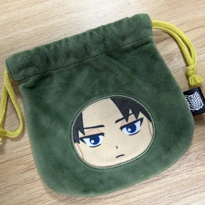[BUNJANG] Attack on Titan Levi Rice Bag Pouch / 희귀) 진격의거인 진격거 리바이 복조리 파우치