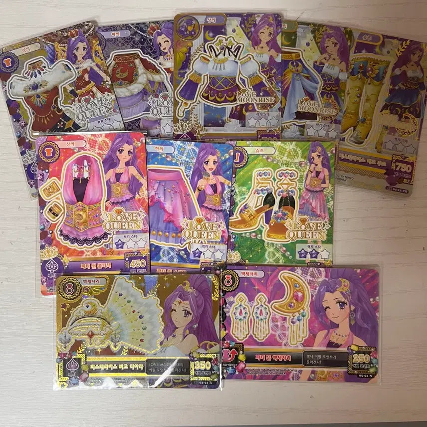 [BUNJANG] Aikatsu! Mizuki Luna Bundle Set / 아이카츠 아이엠스타 루나 미즈키 카드 일괄