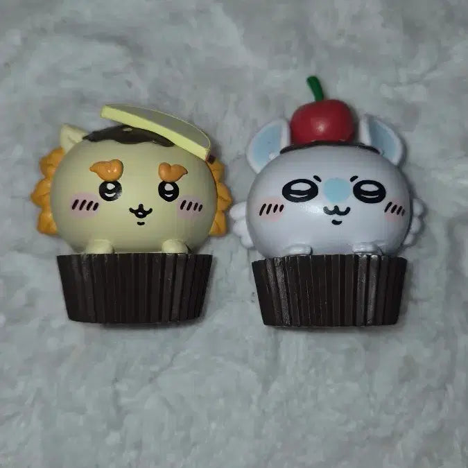 [BUNJANG] Chiikawa Chiffon Cake Figure Set / 치이카와 피규어 판매)시사모몽가컵케이크